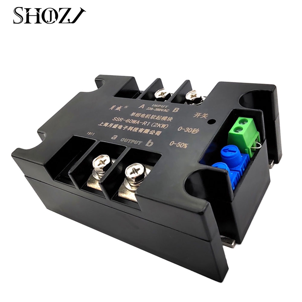 Motor soft starter module controller 220V motor online soft start fan ...