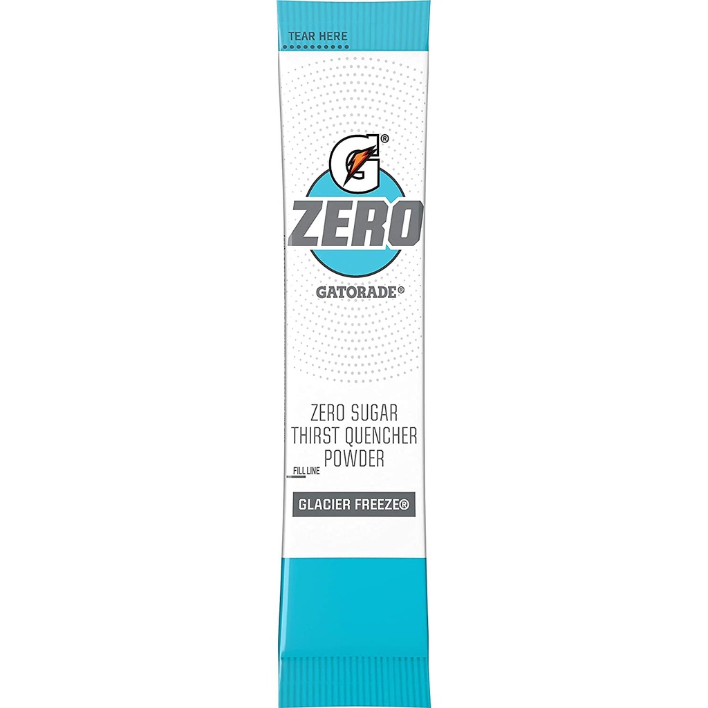 Gatorade G Zero Glacier Freeze Zero Sugar Thirst Quencher Powder 10
