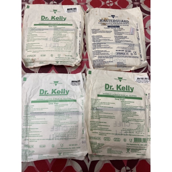 Dr .Kelly Sterile Sterile Latex Surgical Gloves Shopee Philippines