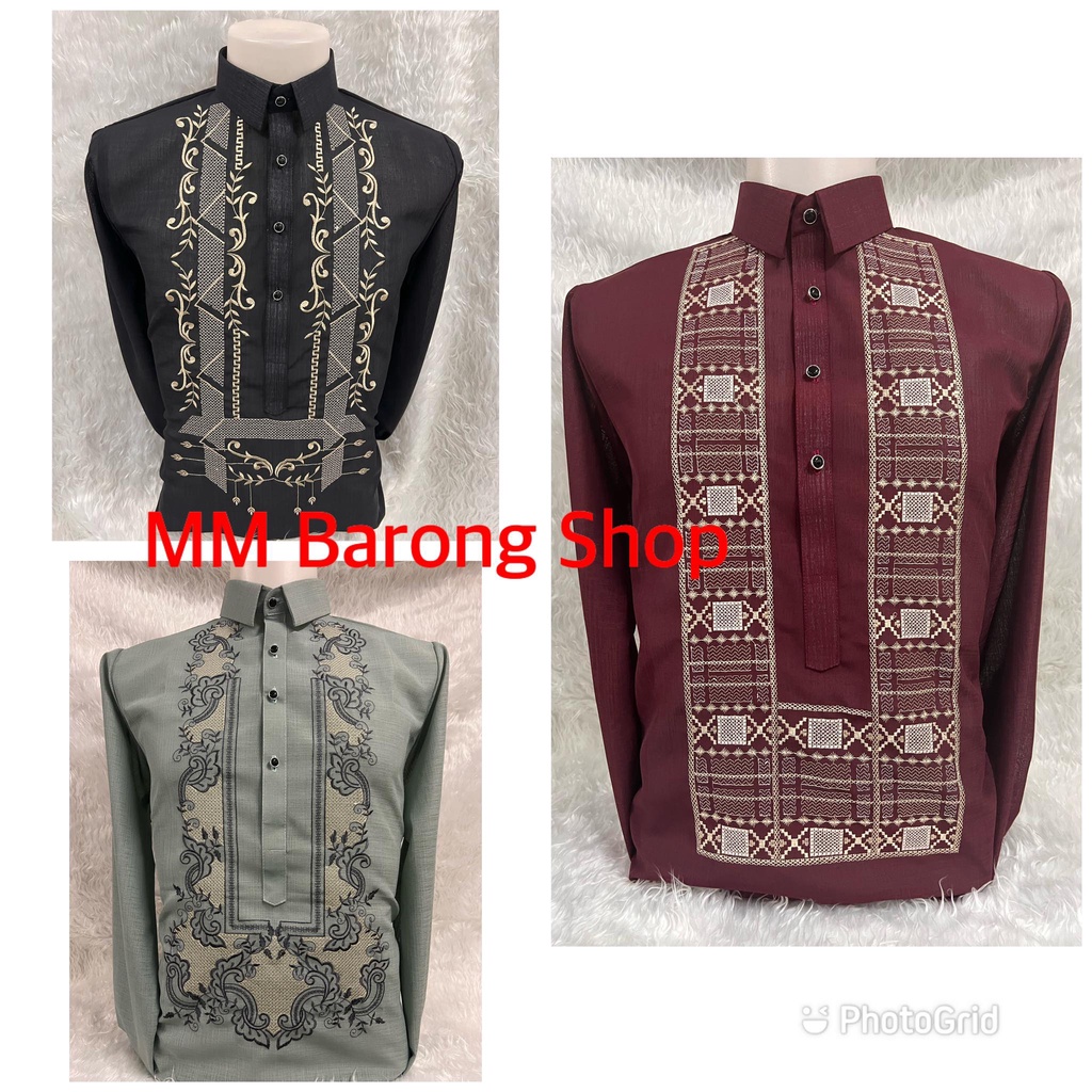 Japan Jusi Barong Long Sleeves for Men | Shopee Philippines