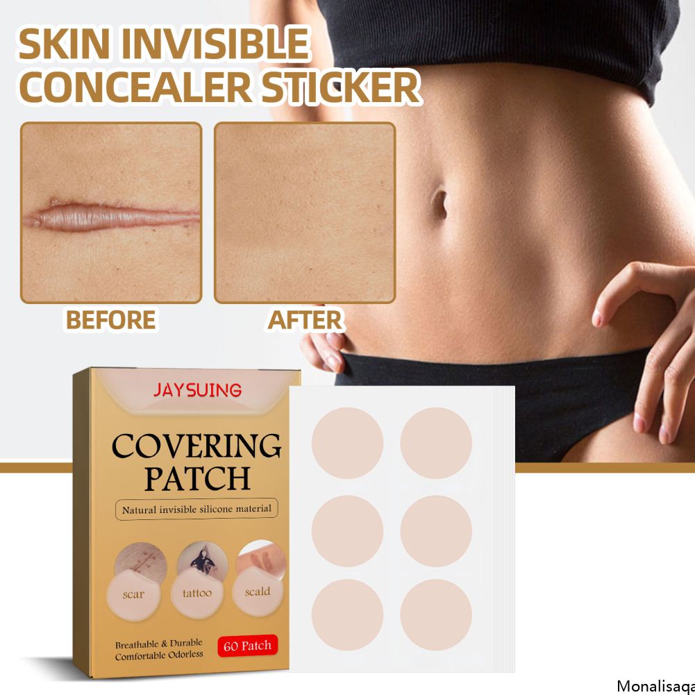 Jaysuing Skin Invisible Concealer Sticker Skin Scar Tattoo Pox Print ...