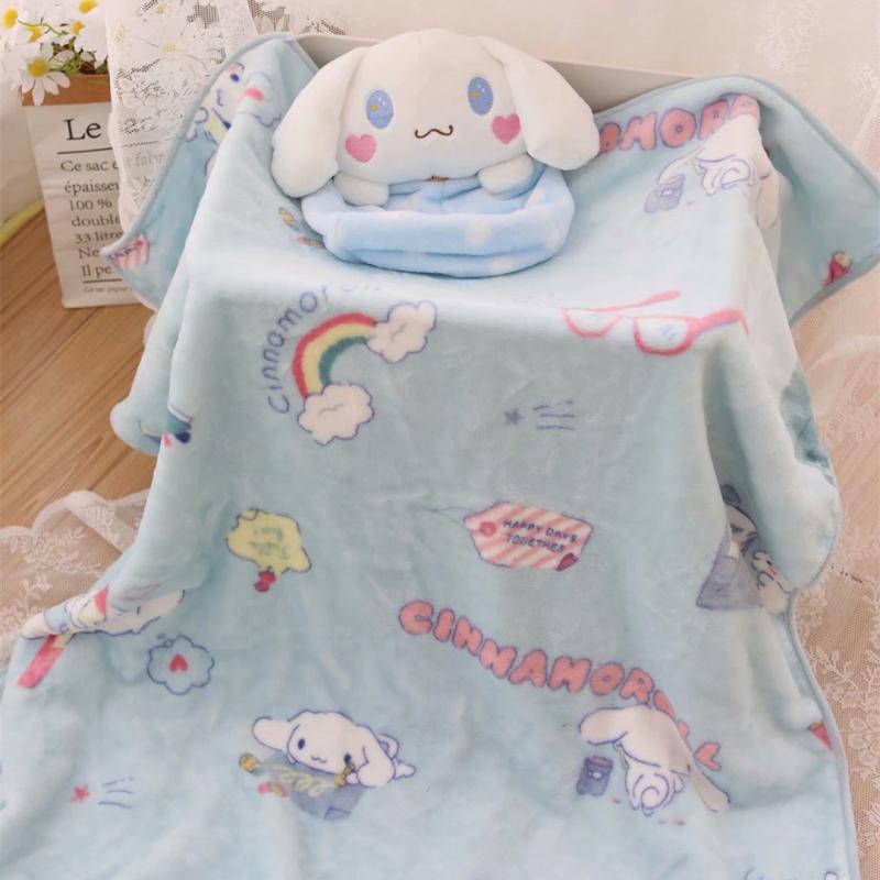 Sanrio Blanket Melody Cinnamoroll Kt Kuromi 100*100Cm Nap Single ...