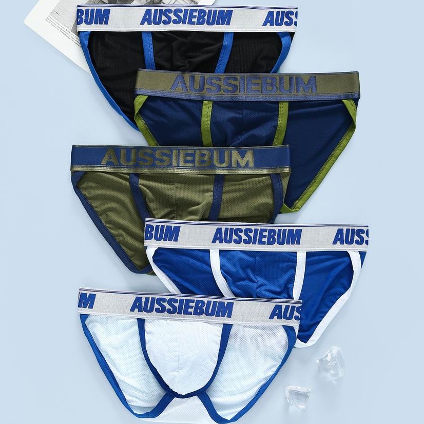 AussieBum Men High Fork Air holes Briefs Convex Bag Man Brief Good