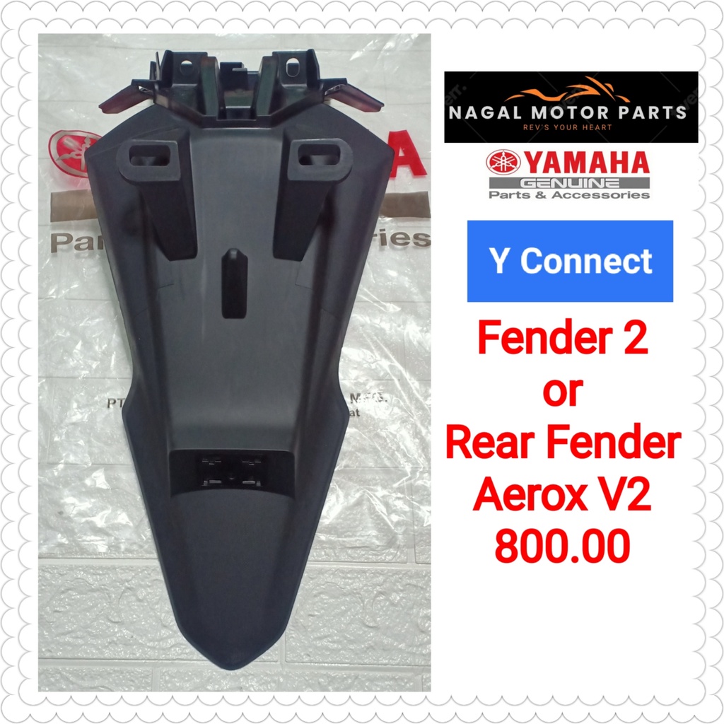 FENDER 2 OR REAR FENDER (NON ABS) FOR AEROX V2 YAMAHA GENUINE PARTS ...