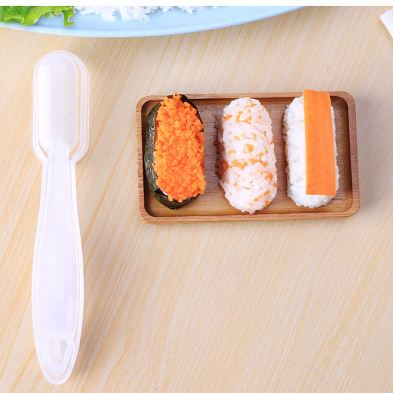 Chlotmio Lot De 4 Moules à Sushis Nigiri Anti-Adhésifs - Kit Fabrication Sushis Et Onigiri