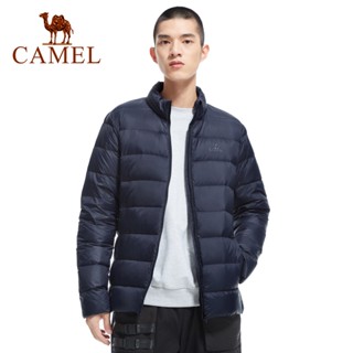 CAMEL Men Sports Lightweight Down Jacket Stand Collar Casual Warm Coat Shopee Philippines
