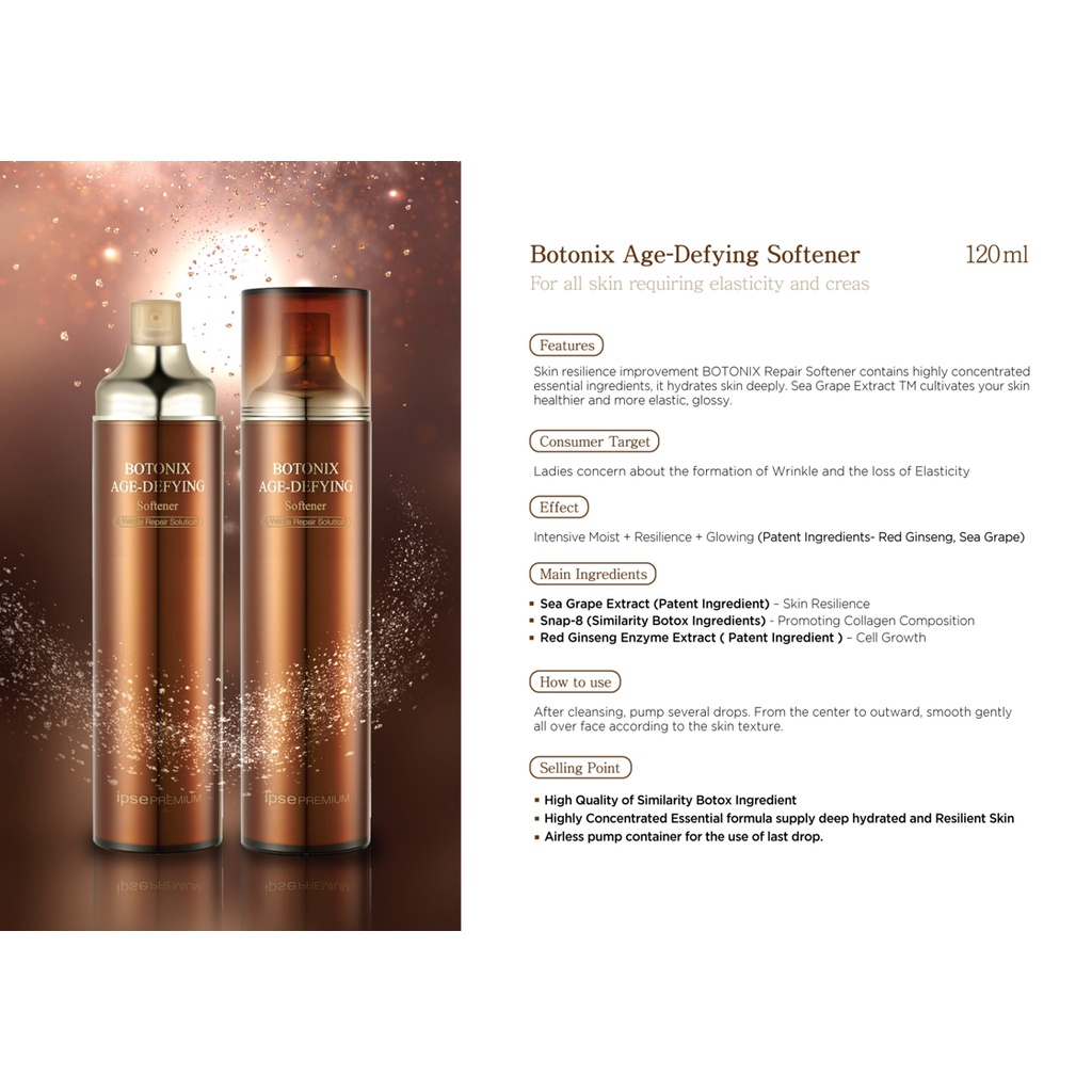 OFFICIAL]IPSE PREMIUM Botonix Age-Defying All in One Set☆Shipping