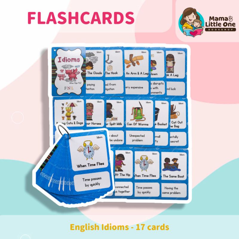English Idioms Grammar Learning Teaching Visual Aid Educational Toy