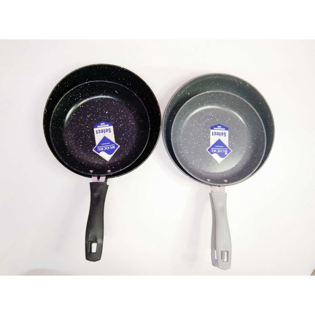 KES Black Marble Frying Pan light weight 22/26cm cod | Shopee Philippines