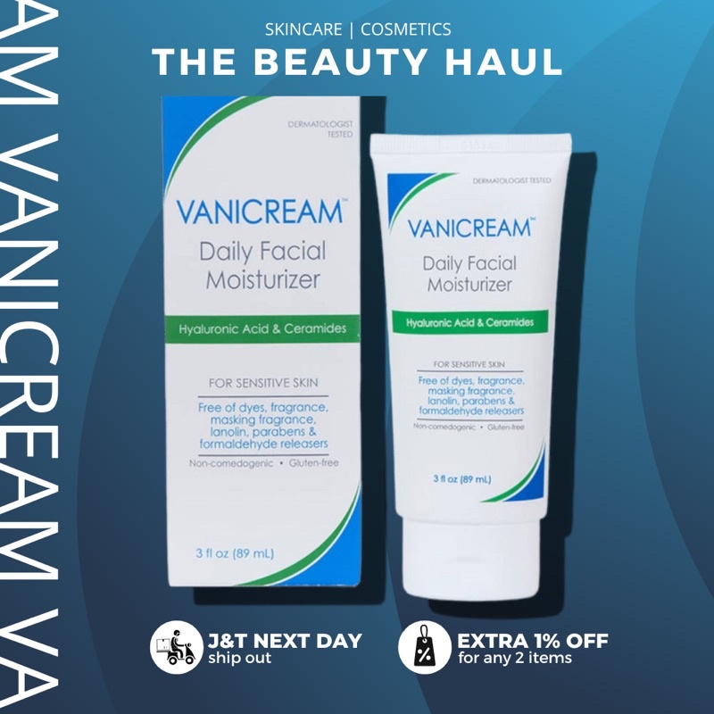 Vanicream Daily Facial Moisturizer or Facial Moisturizer with SPF30