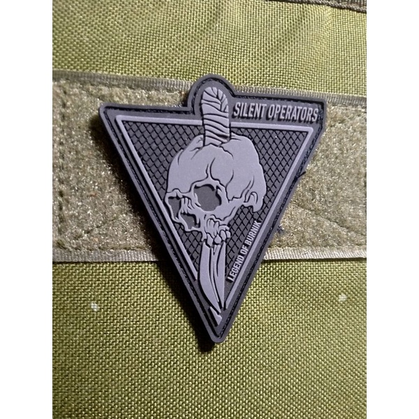 SILENT OPERATOR Rubberized Burnik Patch *Limited Edition | Shopee ...