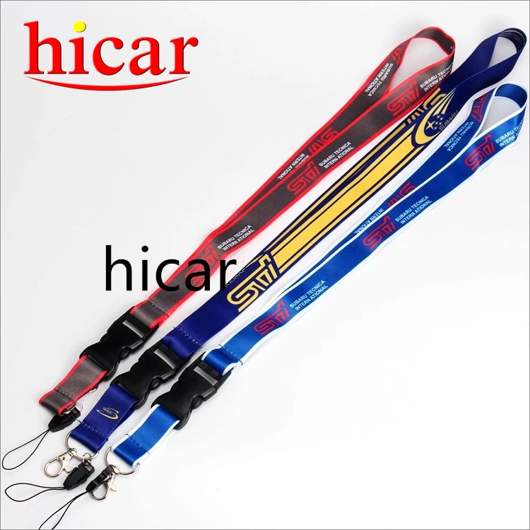 STI Style Racing Lanyard Key Mobile ID Card Hanging Strap Refitting ...