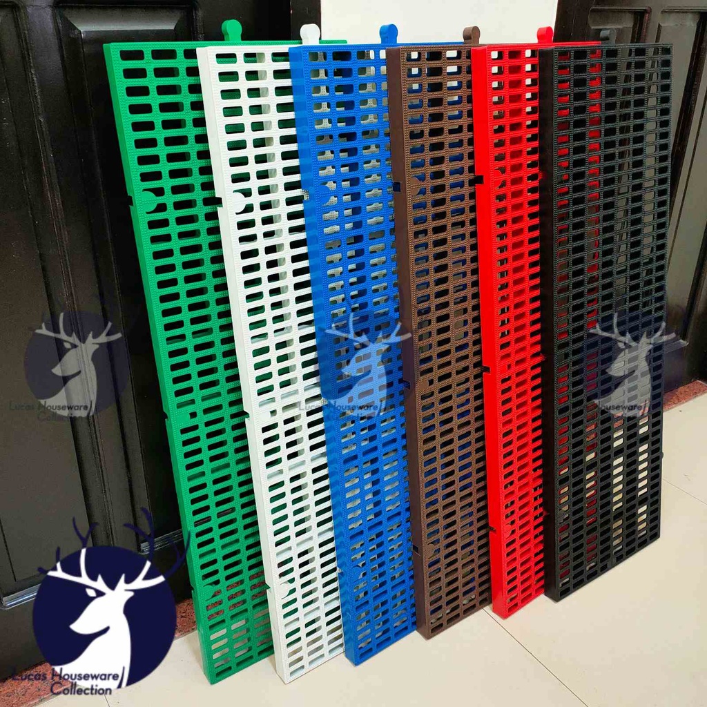 PLASTIC MATTING 1x3FT or 30x90cm DOG MATTING PIG MATTING CAGE CRATE FLOOR MAT ANTI SLIP INTERLOCK Shopee Philippines