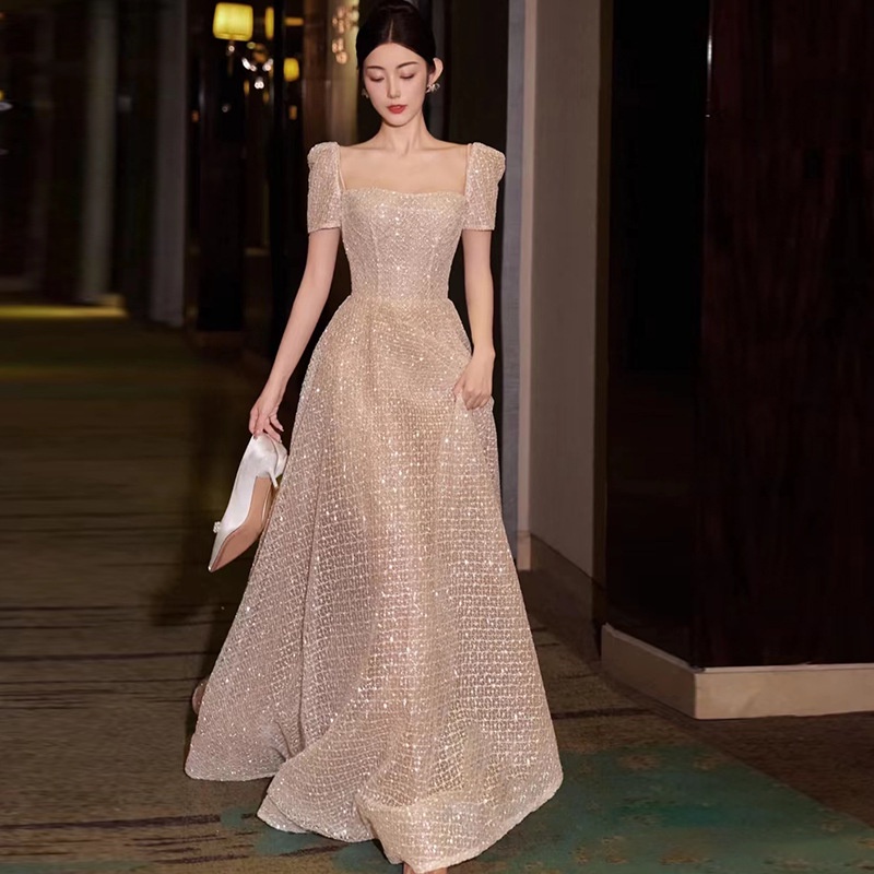 Long dress elegant simple best sale