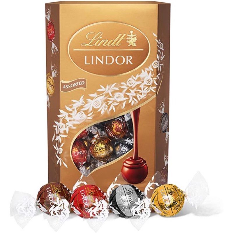 Lindt Lindor Assorted Chocolate Truffles 200g in GiftBox Shopee