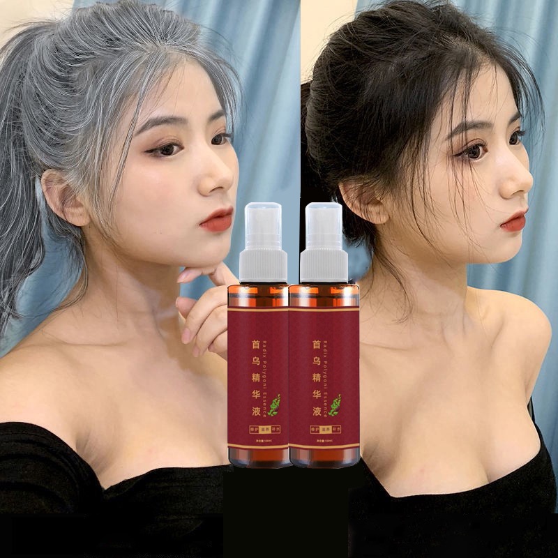 Black Hair Spray White Hair Turn Black Polygonum Multiflorum serum
