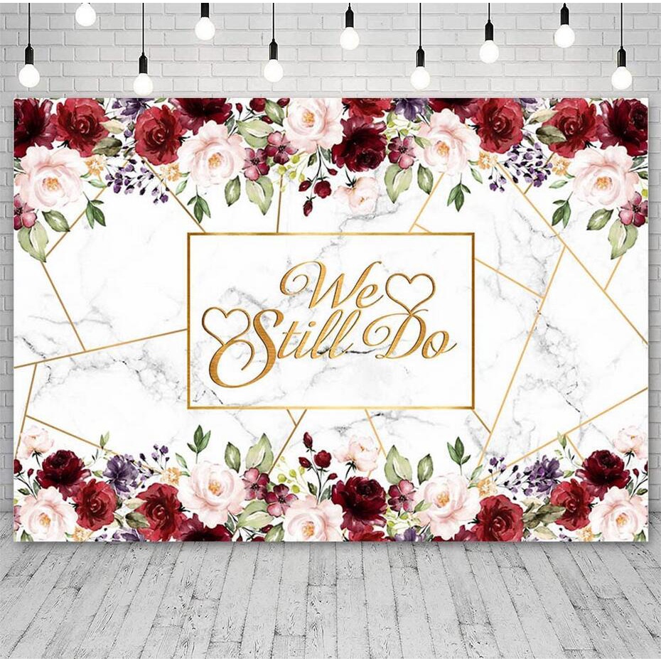 7x5ft We Still Do Backdrop for Wedding Anniversary Party Photography ...