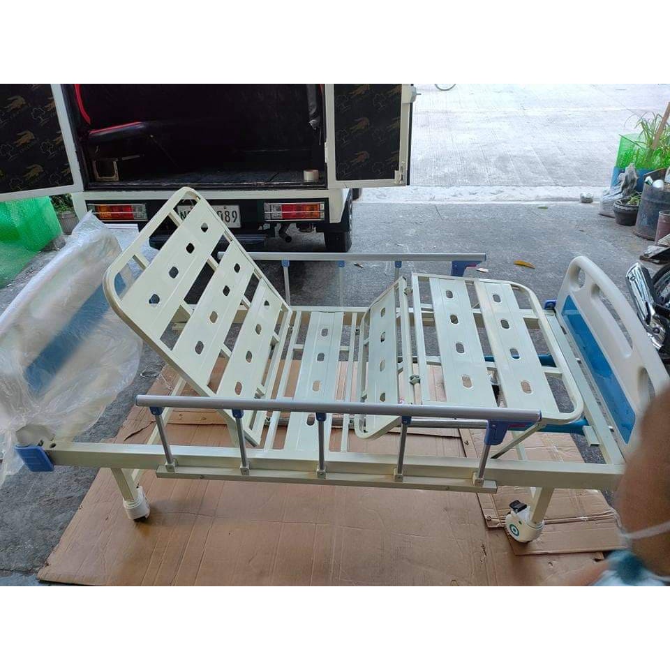 Hospital Bed 2 Cranks Manual Set | Shopee Philippines