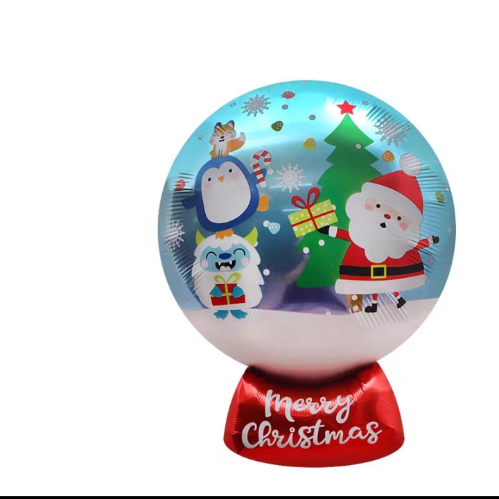 26 inches INS Merry Christmas theme Christmas crystal ball party ...