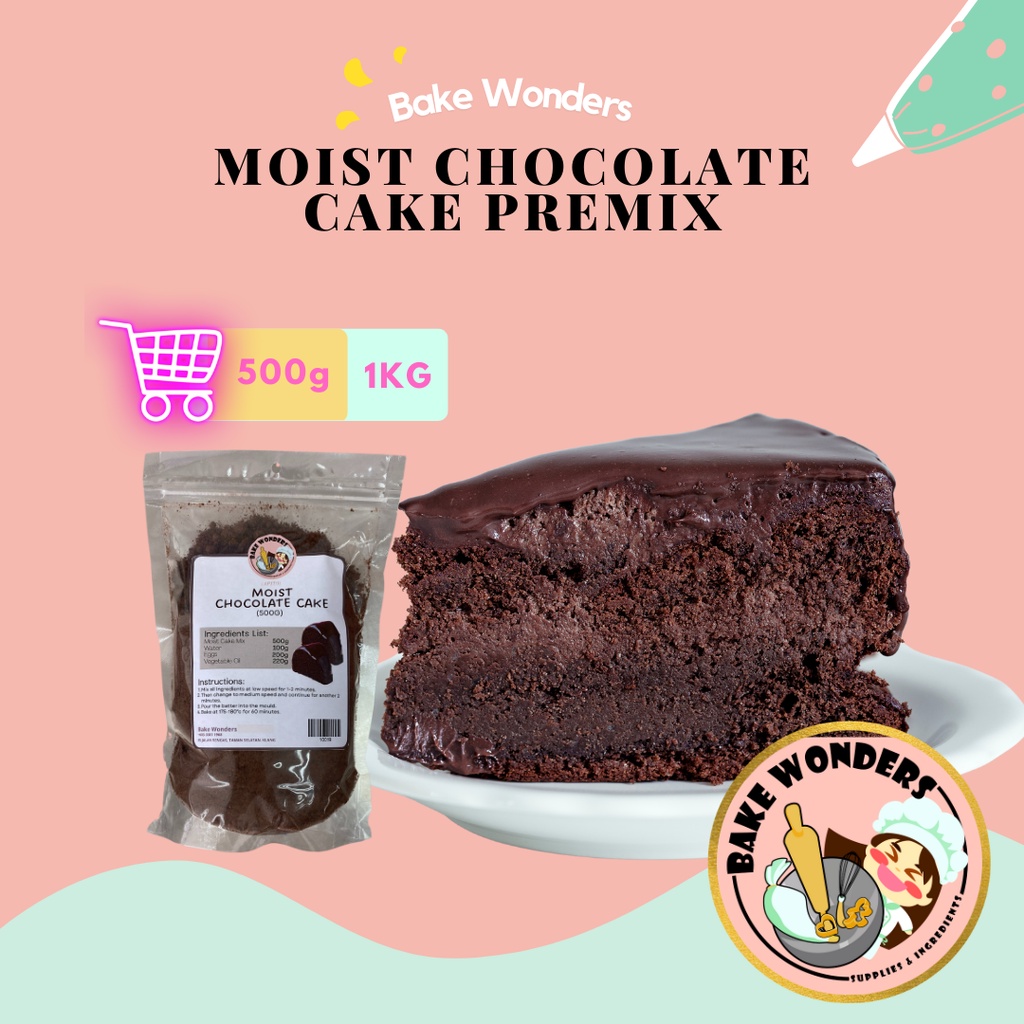 Chocolate Moist Cake Mix/ Chocolate Cake Premix/Tepung Kek Coklat