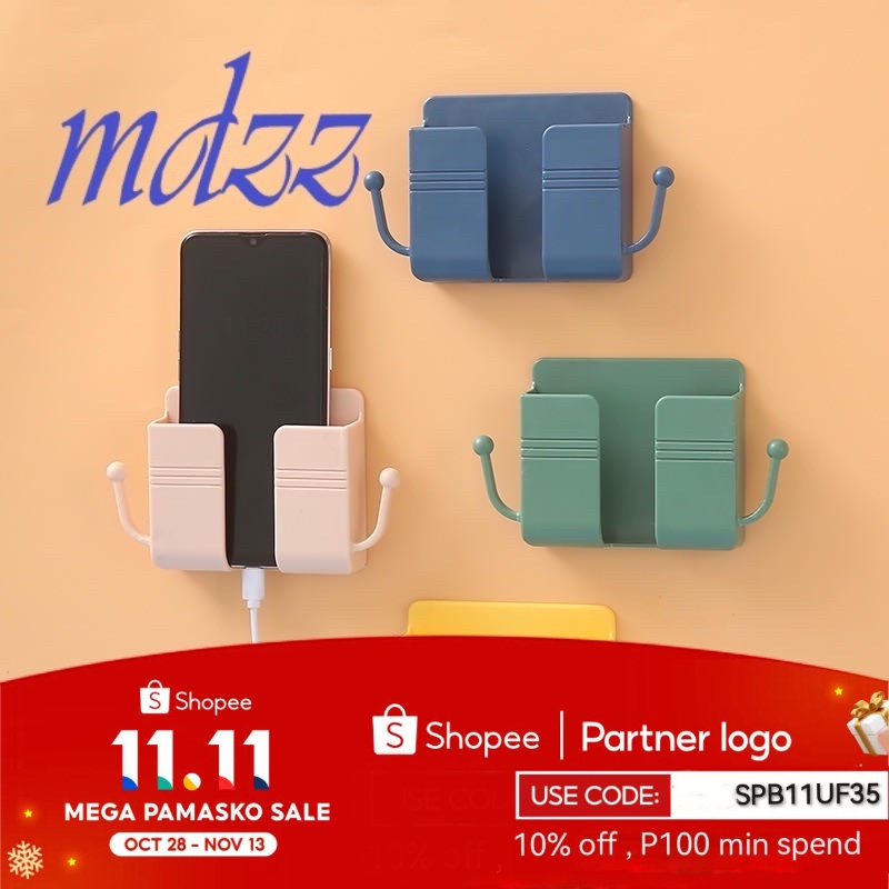 Home Mobile Wall Mount Stand Adhesive Durable Socket Phone Charging