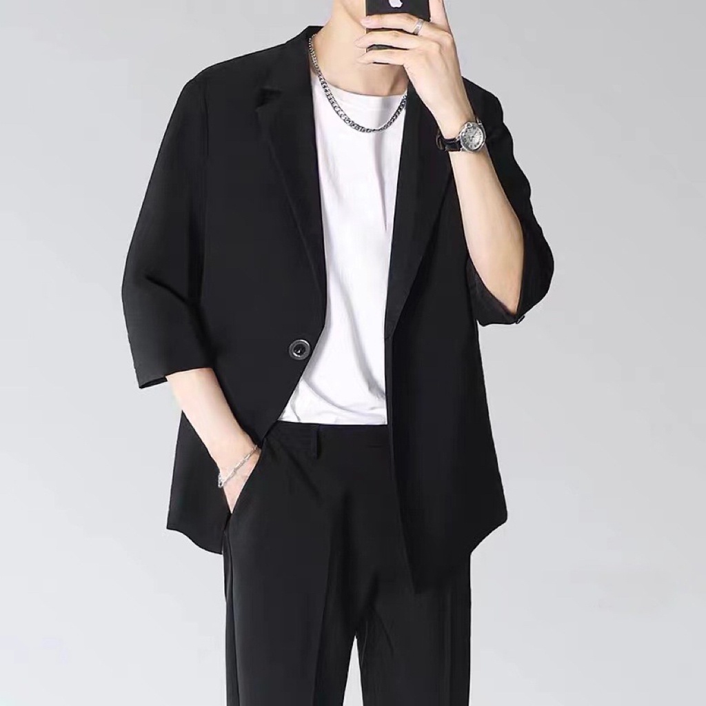 Korean on sale blazer male