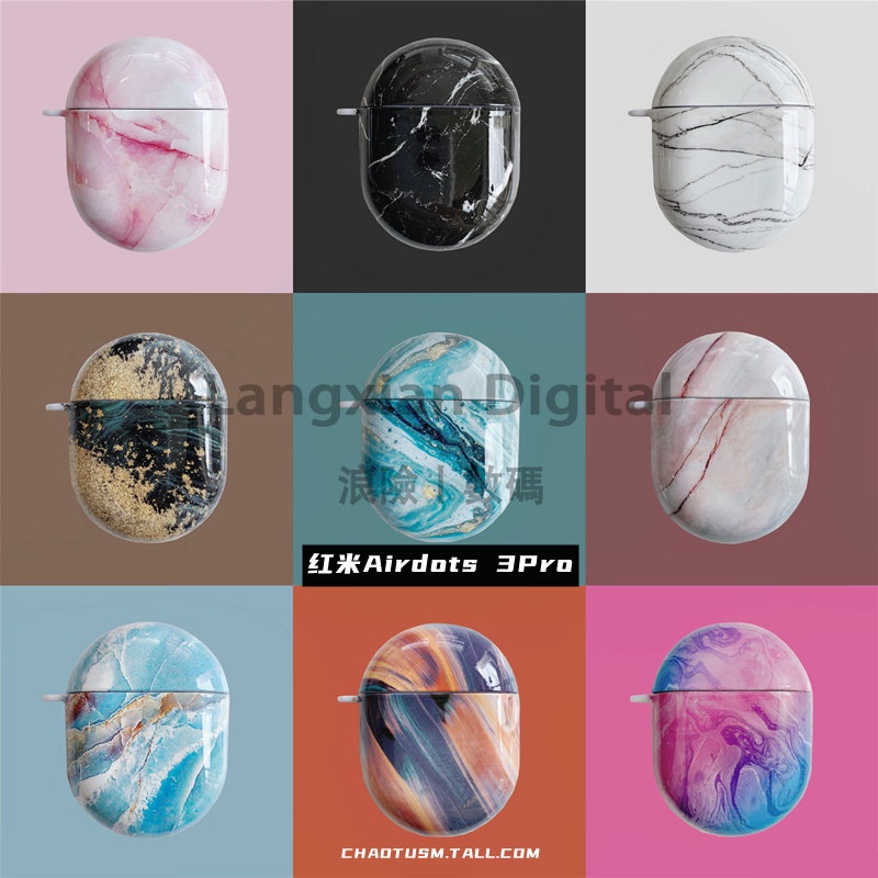 Marbling Protective Case For Xiaomi Redmi Airdots 3 Pro / Buds 3 Pro ...