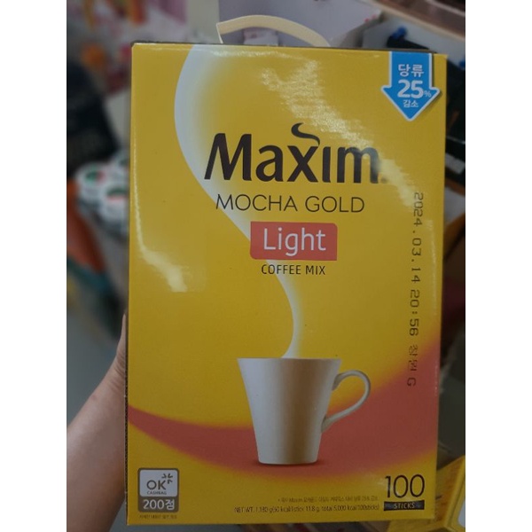 Maxim/Maxwell Coffee 100 sticks Original/Mocha/White/Arabica/Supreme