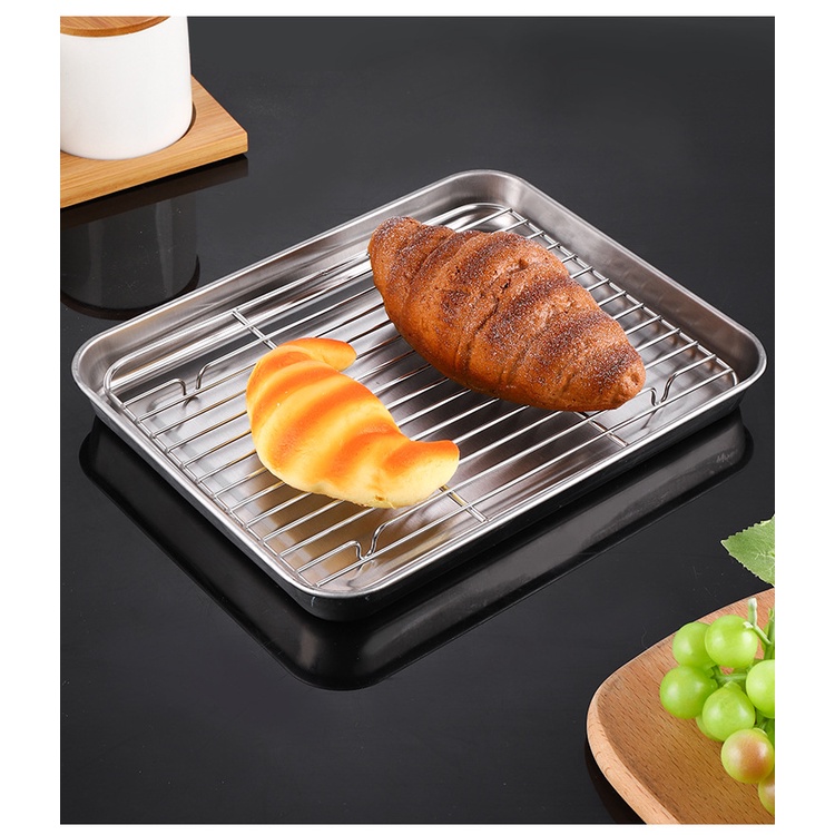 Sheet Pan With Removable Cooling Rack Set Stainless Steel Sheet