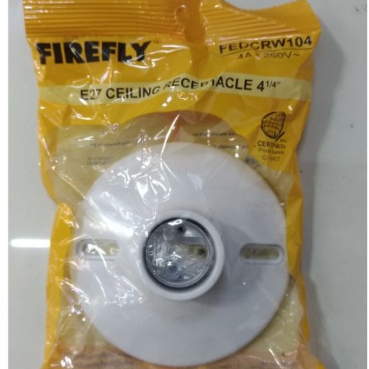 FIREFLY RECEPTACLES 2" 3" 4" WEATHERPROOF SOCKET KEYLESS SOCKET