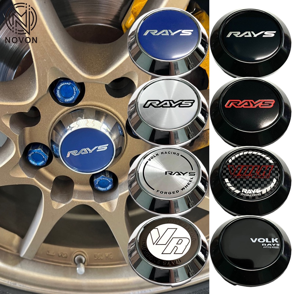 1PC 68mm RAYS Rim center cap rays logo emblem volk racing rays racing