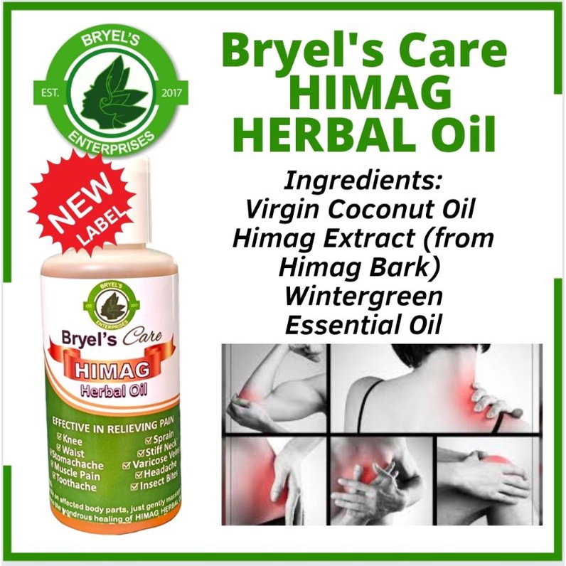 Bryel S Care Herbal Himag Massage Oil For Body Pains Panghaplas Panghilot Pangmasahe Massage