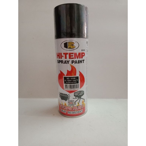 Bosny Hi-Temp Spray Paint (Gloss Black) | Shopee Philippines