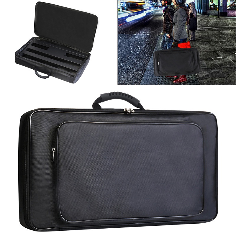 58 x 33 x 10cm Universal Guitar Effects Pedal Board Bag Soft Case Cover