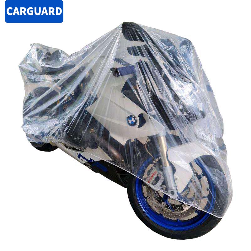 Transparent deals motorcycle cover