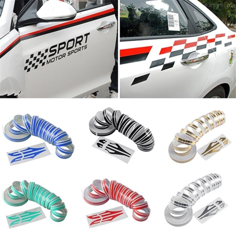 Pin Stripe Tape Decal Vinyl Car Stickers Steamline Double Line ...