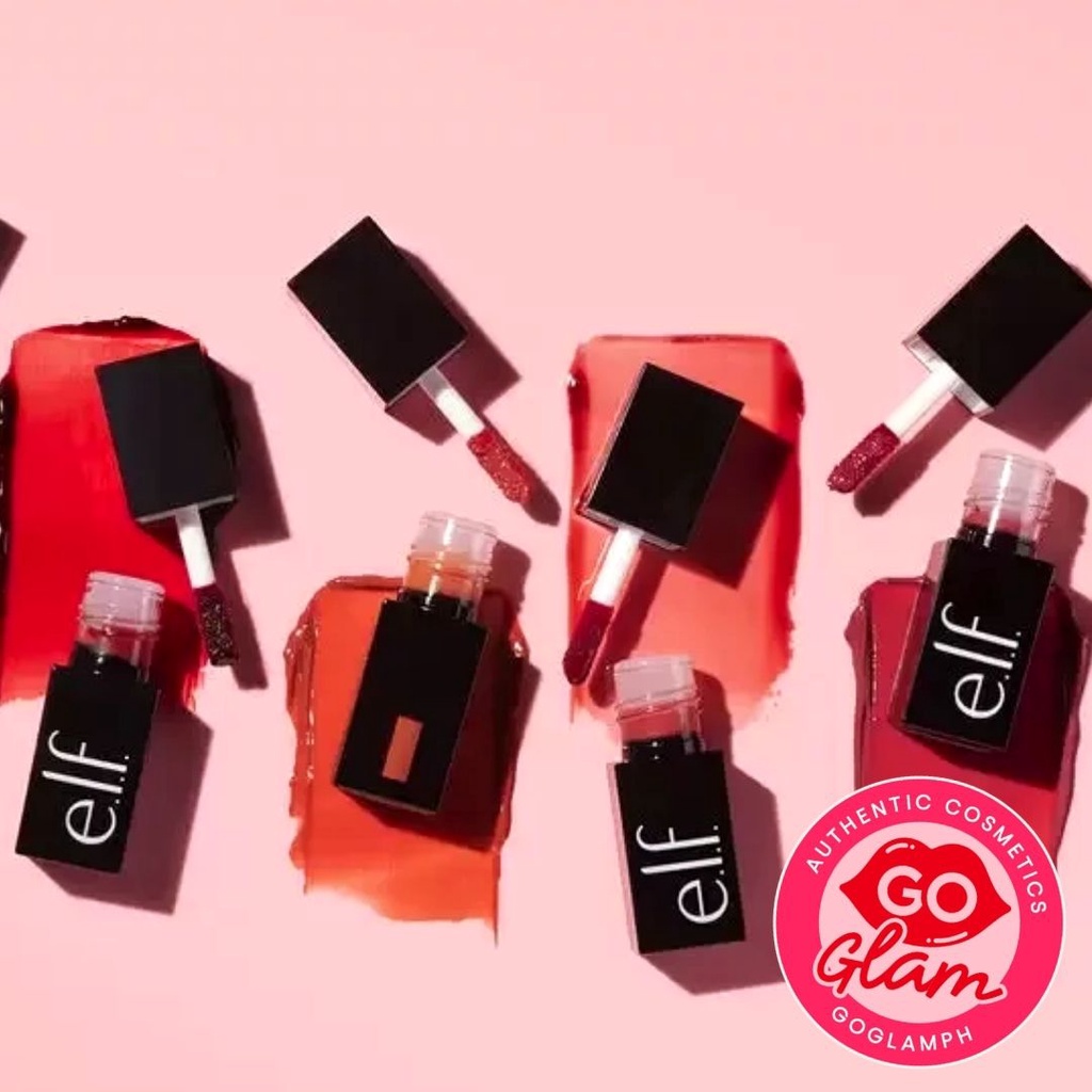 ELF Cosmetics Glossy Lip Stain Authentic Liquid Lipstick Shopee