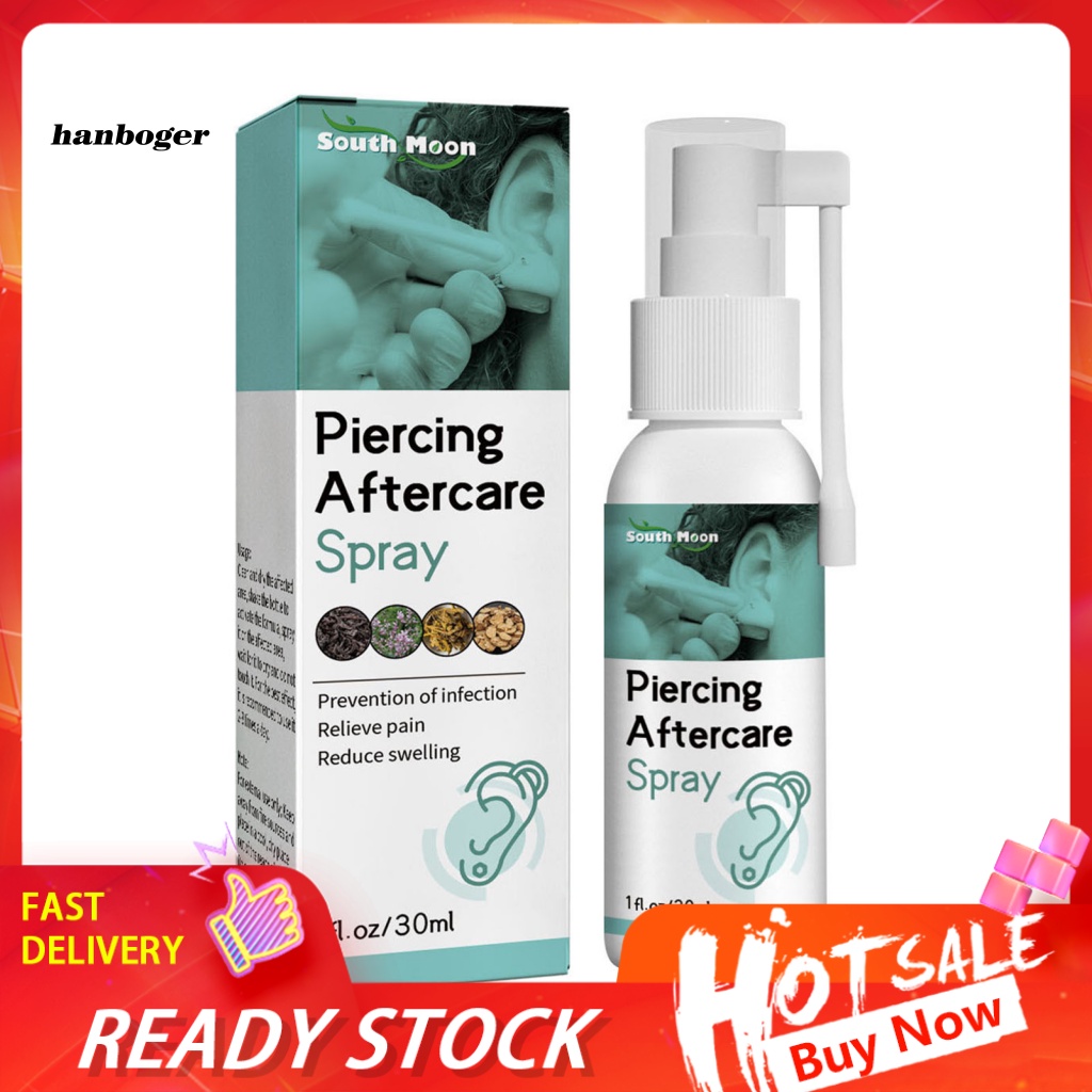 Han Safe Ear Piercing Spray for Woman Portable Piercing Aftercare