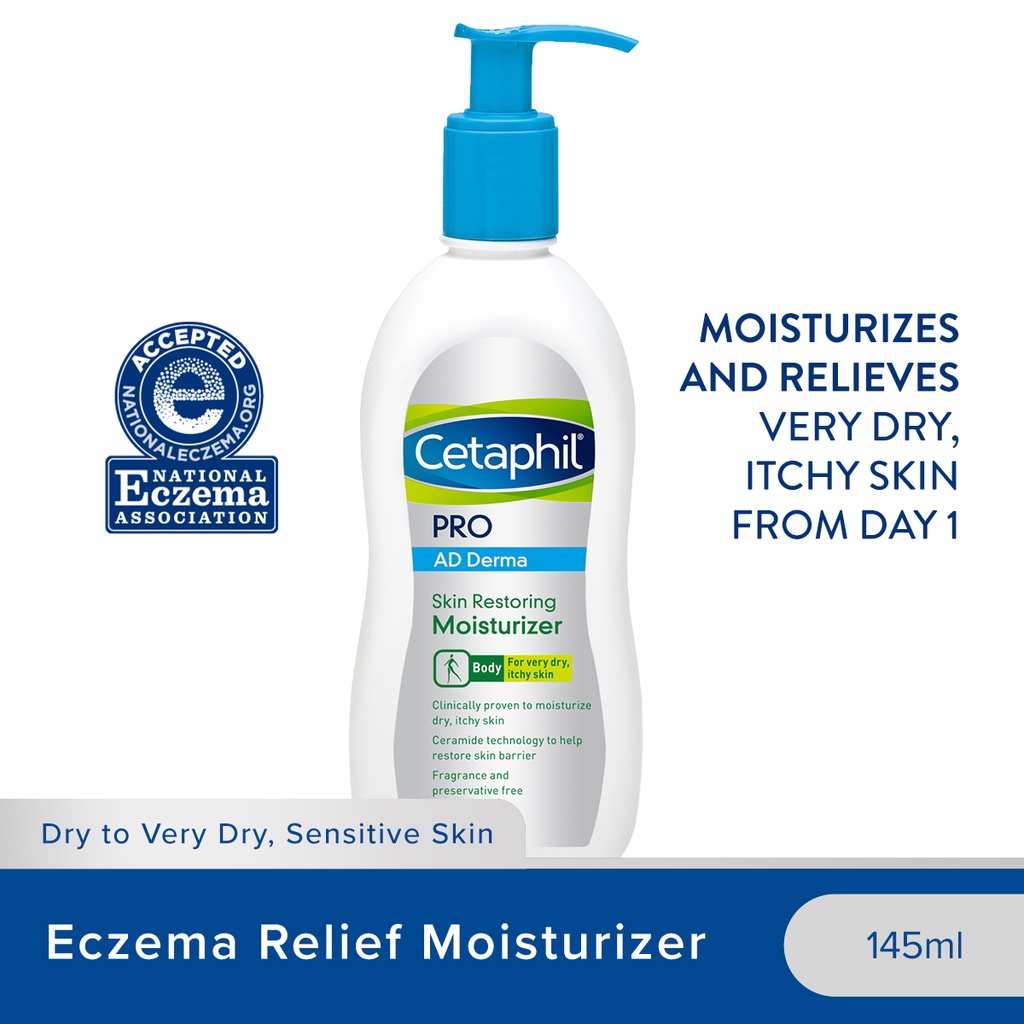 Cetaphil Pro Ad Derma Skin Restoring Moisturizer 145ml [For Eczema
