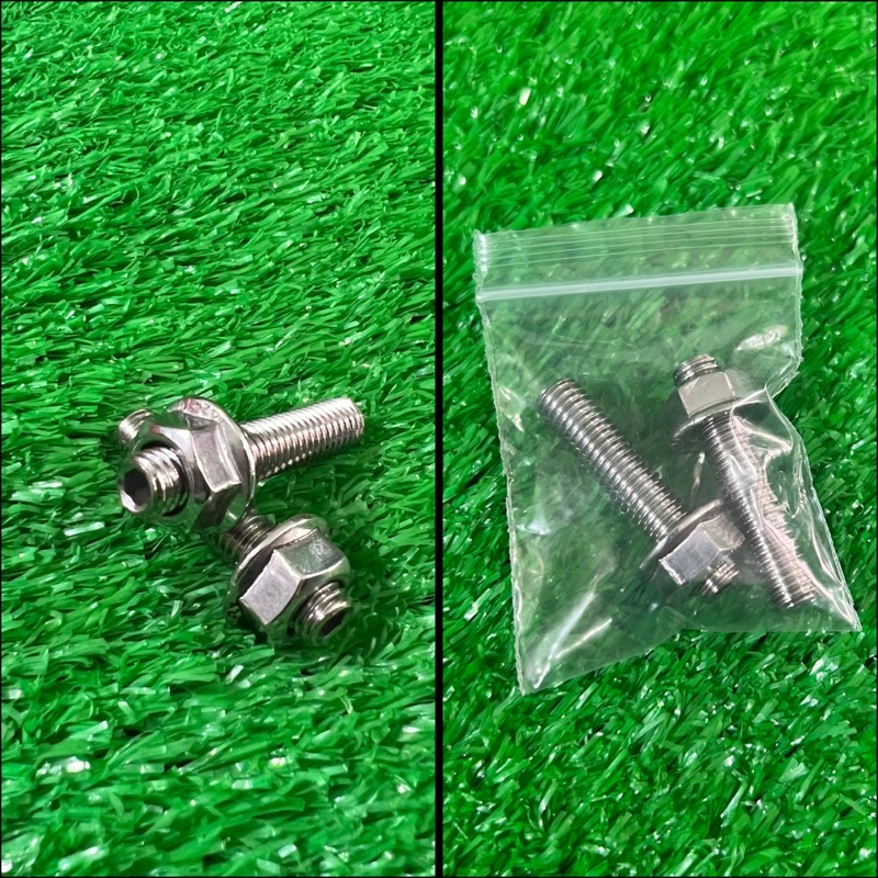 2pcs/set 304stainless 8mm stud bolts exhaust pipe Raider150 carb/fi