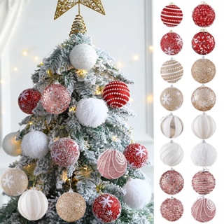 Christmas Decorations, Clear Christmas Ball Plastic Fillable Sphere  Ornament for Xmas Tree/Home Decoration /Wedding/Birthday/Party/Gift Box etc  (8cm, 12Pcs ) 