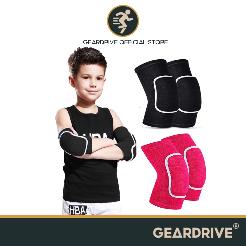 GEARDRIVE 1 Pair Elbow Pads for Kids with Thicken Sponge Padding, Soft