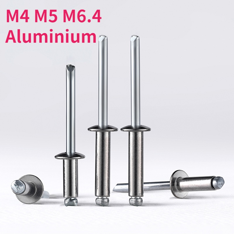 M4 M5 M6.4 Aluminium Round Head Pop Open Hollow Blind Rivets Bolt
