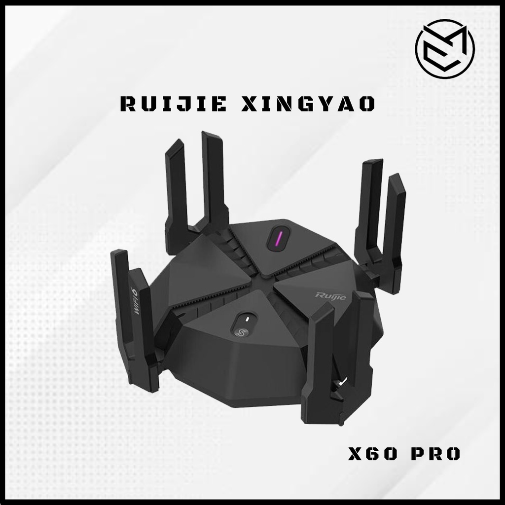 Ruijie Xingyao X60 PRO Router 5G WIFI6 100mW 4800Mbps ZZM Trading