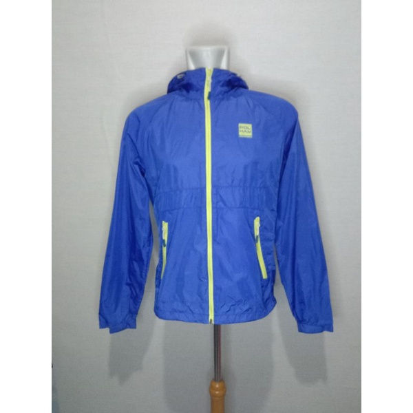 Polham packable running jacket biru | Shopee Philippines