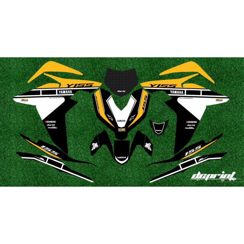 Sniper 155 Whole Decal Golden Yellow Yamaha Racing Sticker Orig ...