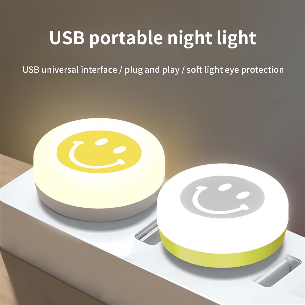 SJW Smile Led Light Night Light Plug In Wall Lamp Home Lighting Socket