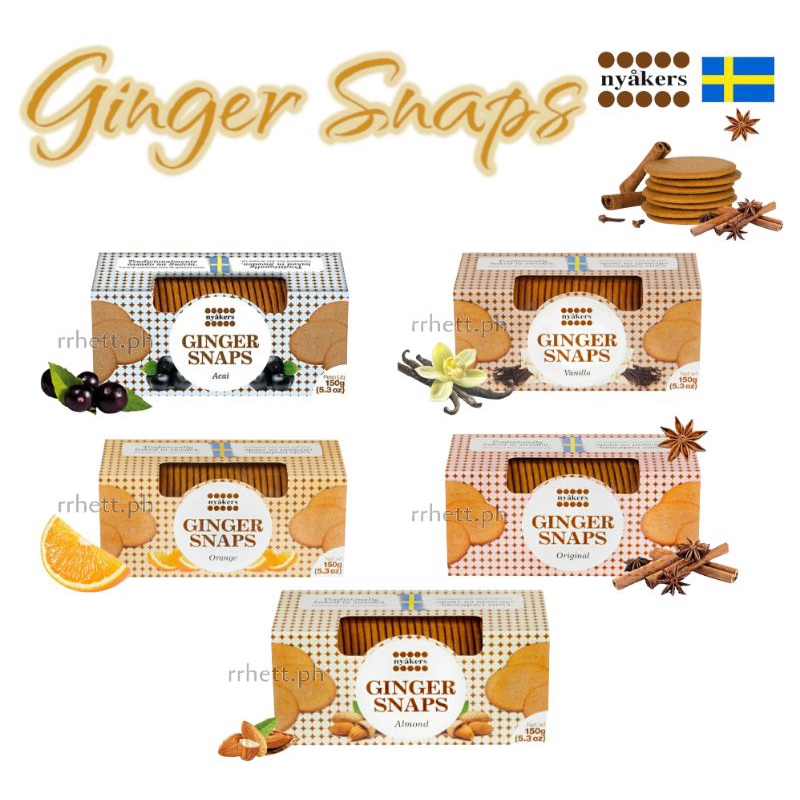rrhett.ph IKEA NYAKERS PEPPARKAKOR GINGERBREAD SNAPS TRADITIONAL GINGER