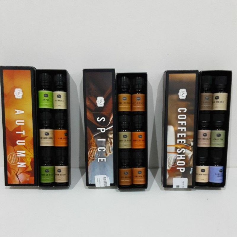 P & J Trading Premium Quality Fragrance Collection Oil Set (One Box Set