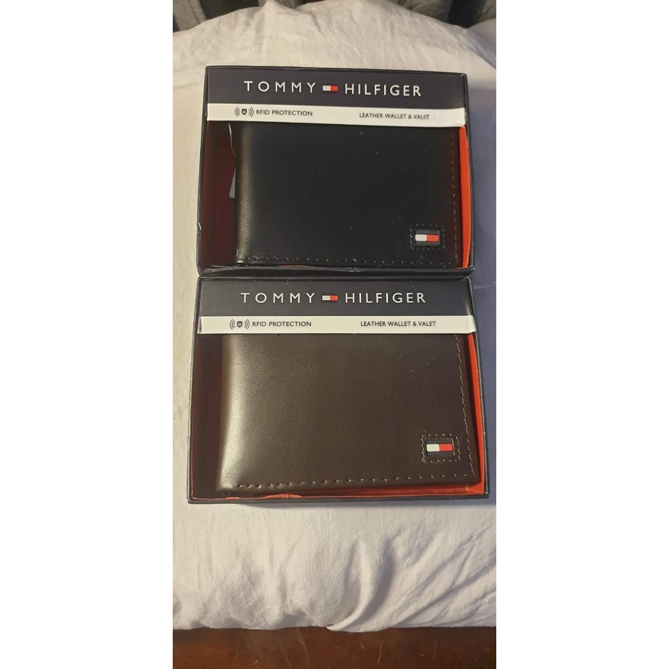 Authentic Tommy Hilfiger Men's Wallet with RFID Protection/ Men's Bifold Wallet Shopee Philippines